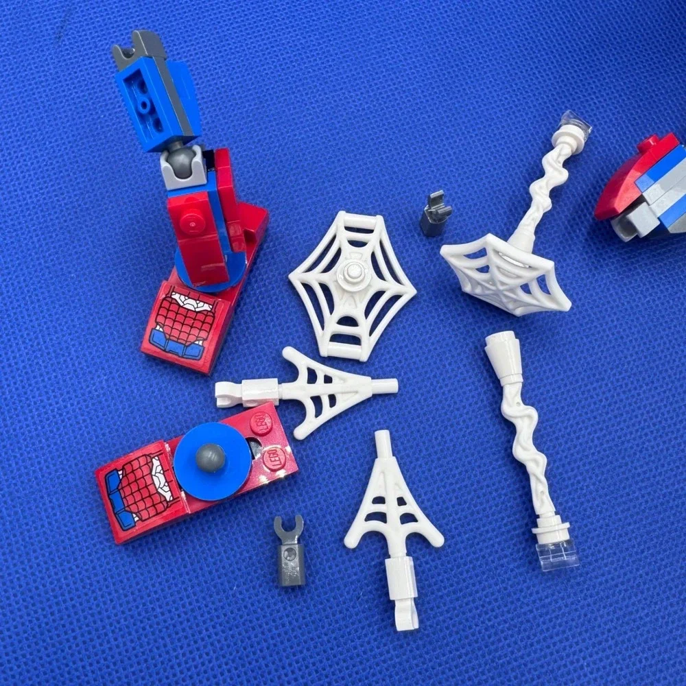 LEGO Marvel‎ Spider-Man Mech 76146 Minifigure Web Parts Bundle-Incomplete Set